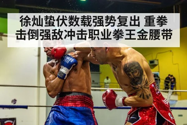 徐灿蛰伏数载强势复出 重拳击倒强敌冲击职业拳王金腰带